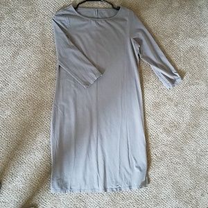 Garnet Hill Gray Dress XS